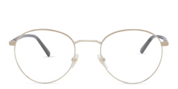 EYE'M Round Eyeglasses in Gold – Product Photo 1