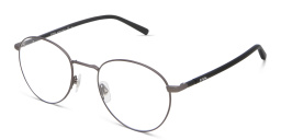 Shop EYE'M Round Eyeglasses in Gunmetal online.