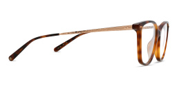 Shop EYE'M Square Eyeglasses in Havana online.