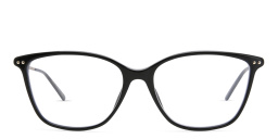 Shop EYE'M Square Eyeglasses in Black online.