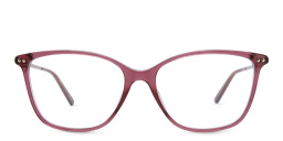 Shop EYE'M Square Eyeglasses in Pink online.