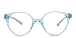 EYE'M Kids Round Eyeglasses in Blue – Product Photo 1