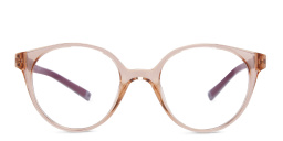 EYE'M Kids Round Eyeglasses in Pink – Product Photo 1