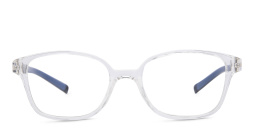 EYE'M Kids Rectangle Eyeglasses in Clear – Product Photo 1
