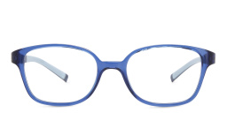 EYE'M Kids Rectangle Eyeglasses in Blue – Product Photo 1