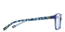 EYE'M Kids Rectangle Eyeglasses in Blue – Product Photo 3