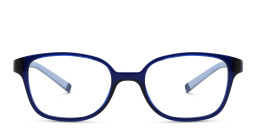 EYE'M Kids Rectangle Eyeglasses in Dark Blue – Product Photo 1