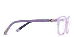 EYE'M Kids Rectangle Eyeglasses in Purple – Product Photo 3