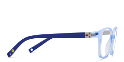 Shop EYE'M Kids Rectangle Eyeglasses in Light Blue online.