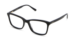 EYE'M Kids Rectangle Eyeglasses in Black – Product Photo 2