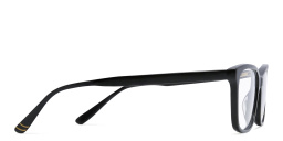 EYE'M Kids Rectangle Eyeglasses in Black – Product Photo 3