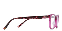 EYE'M Kids Rectangle Eyeglasses in Pink – Product Photo 3