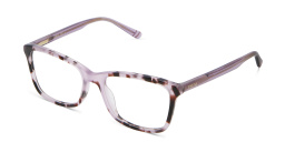 EYE'M Kids Rectangle Eyeglasses in Pink Havana – Product Photo 2