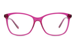 EYE'M Kids Square Eyeglasses in Pink – Product Photo 1
