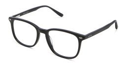 EYE'M Kids Square Eyeglasses in Black – Product Photo 2