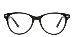 EYE'M Kids Round Eyeglasses in Black – Product Photo 1