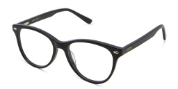 EYE'M Kids Round Eyeglasses in Black – Product Photo 2