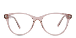 EYE'M Kids Round Eyeglasses in Nude – Product Photo 1