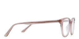 Shop EYE'M Kids Round Eyeglasses in Nude online.