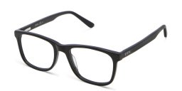 EYE'M Kids Rectangle Eyeglasses in Black – Product Photo 2