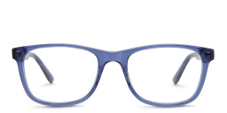 EYE'M Kids Rectangle Eyeglasses in Blue – Product Photo 1
