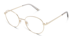 EYE'M Kids Round Eyeglasses in Gold – Product Photo 2