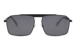 EYE'M Rectangle Sunglasses in Black – Product Photo 1