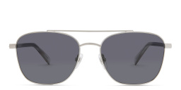 EYE'M Square Sunglasses in Silver – Product Photo 1