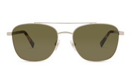 EYE'M Square Sunglasses in Gold – Product Photo 1