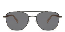 EYE'M Square Sunglasses in Black – Product Photo 1