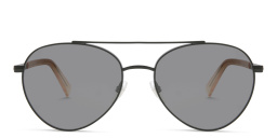 Shop EYE'M Round Sunglasses in Black online.