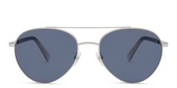 Shop EYE'M Round Sunglasses in Silver online.