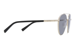 Shop EYE'M Round Sunglasses in Gold online.