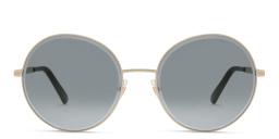 EYE'M Round Sunglasses in Gold – Product Photo 1