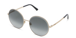 EYE'M Round Sunglasses in Gold – Product Photo 2