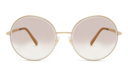 EYE'M Round Sunglasses in Gold – Product Photo 1