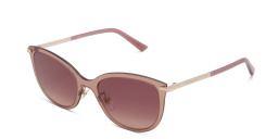 EYE'M Cat Eye Sunglasses in Burgundy – Product Photo 2