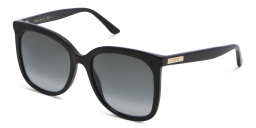 EYE'M Square Sunglasses in Black – Product Photo 2