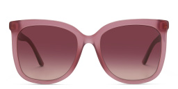 EYE'M Square Sunglasses in Pink – Product Photo 1