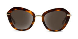 EYE'M Irregular Sunglasses in Havana – Product Photo 1