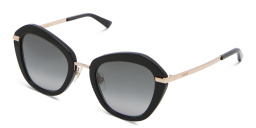 EYE'M Irregular Sunglasses in Gold – Product Photo 2