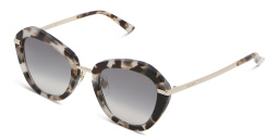 EYE'M Irregular Sunglasses in Grey – Product Photo 2