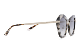 EYE'M Irregular Sunglasses in Grey – Product Photo 3