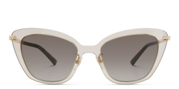 EYE'M Cat Eye Sunglasses in Beige – Product Photo 1