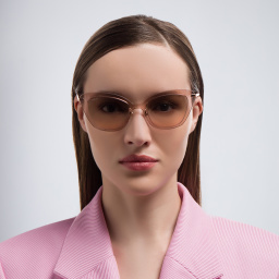Shop EYE'M Cat Eye Sunglasses in Pink online.