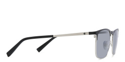 EYE'M Rectangle Sunglasses in Black – Product Photo 3
