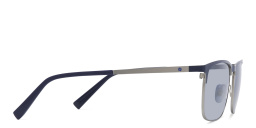 EYE'M Rectangle Sunglasses in Blue – Product Photo 3