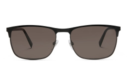 EYE'M Rectangle Sunglasses in Black – Product Photo 1