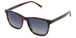 EYE'M Square Sunglasses in Havana – Product Photo 2