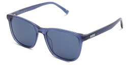 Shop EYE'M Square Sunglasses in Blue online.